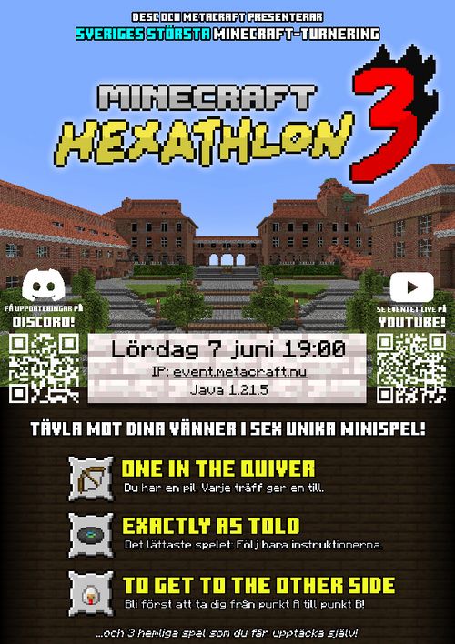 Minecraft Hexathlon 3