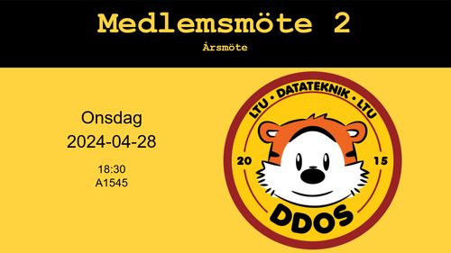 DDOS Årsmöte