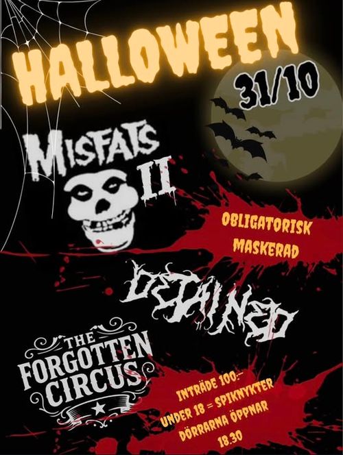 HALLOWEENFEST! MISFATS II / THE FORGOTTEN CIRCUS / DETAINED