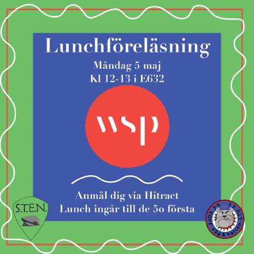 Lunchföreläsning med WSP