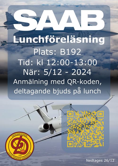 SAAB Lunchföreläsning