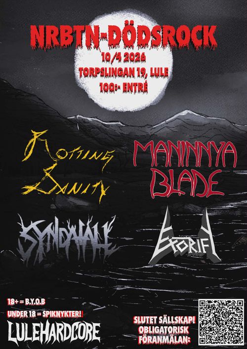 ROTTING SANITY / SYNDAFALL / EXORIFY / MANINNYA BLADE