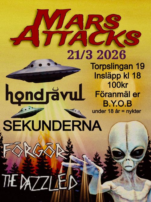 HONDJÄVUL / SEKUNDERNA / FÖRGÖR / THE DAZZLED